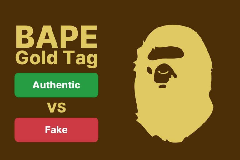 Bape Gold Tag Real Vs Fake Руководство по сравнению