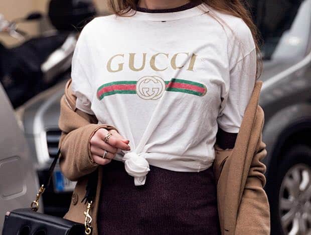 Футболка с поясом Real Vs Fake Gucci — Как распознать поддельные футболки с поясом Gucci
